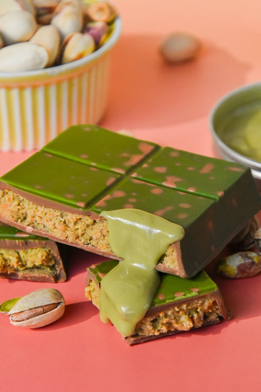 Tablette de Chocolat Kunéfe / Pistache Tablette de Chocolat Kunéfe / Pistache – Image 2