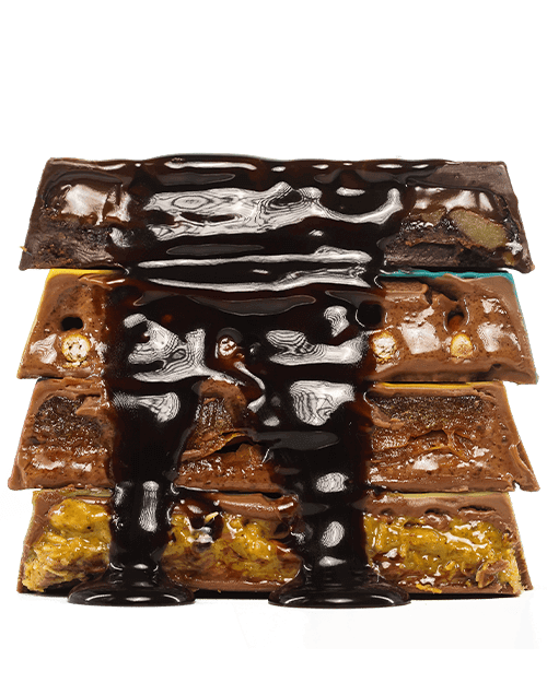 Boîte de 4 Tablettes de Chocolat Fourrée