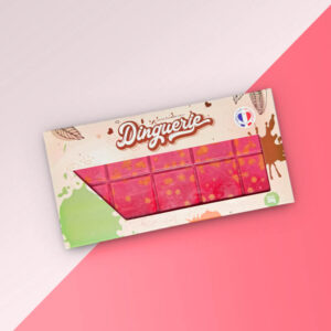 Tablette de Chocolat Framboise / Guimauve
