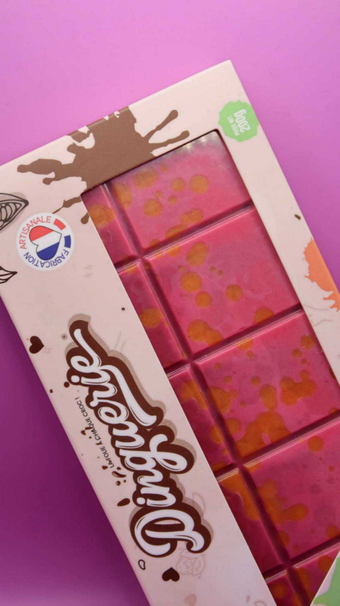 Tablette de Chocolat Framboise / Guimauve Tablette de Chocolat Framboise / Guimauve – Image 3