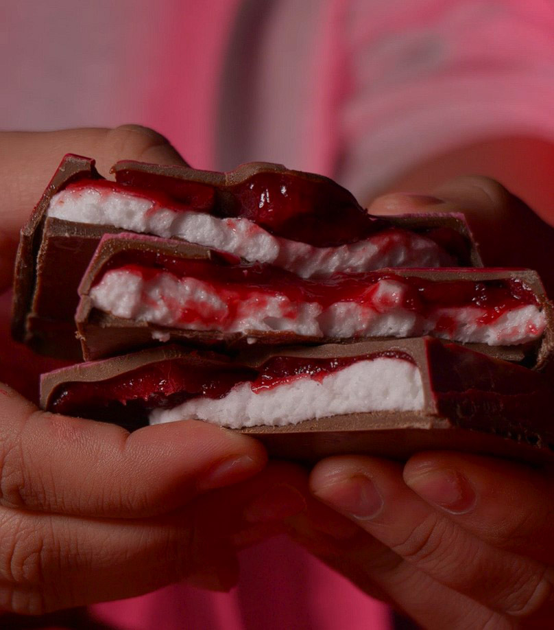 Tablette de Chocolat Framboise / Guimauve Tablette de Chocolat Framboise / Guimauve – Image 4