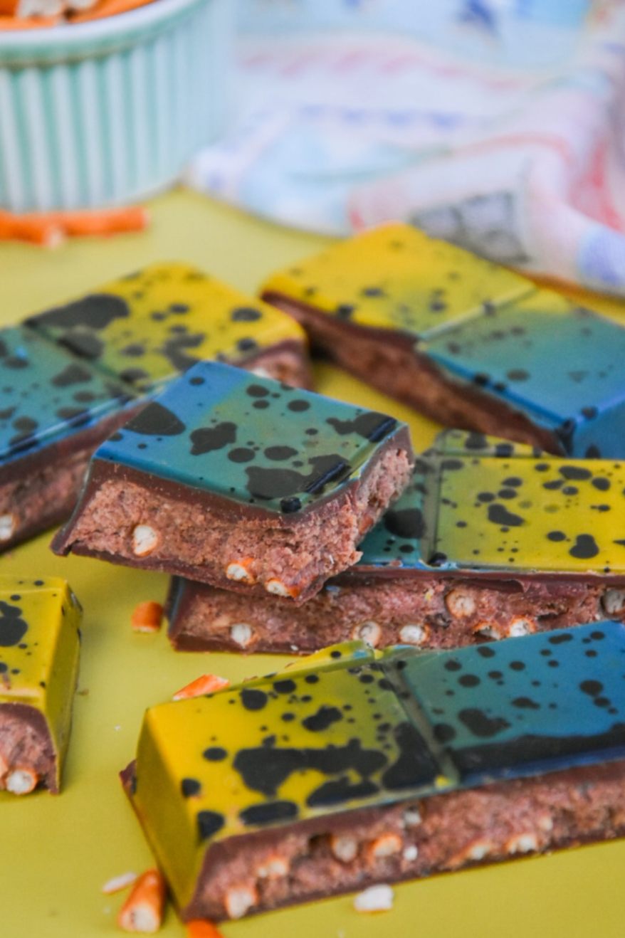 Tablette de Chocolat Kunéfe / Pécan / Brétzel Tablette de Chocolat Kunéfe / Pécan / Brétzel – Image 5