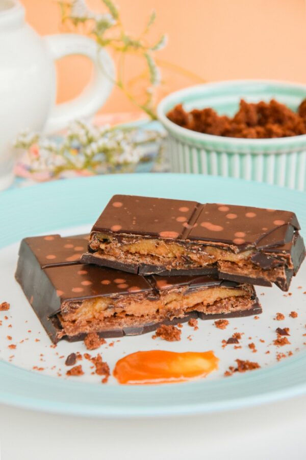 Tablette de Chocolat Brownie / Caramel – Image 2