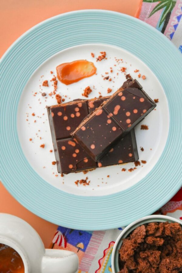 Tablette de Chocolat Brownie / Caramel – Image 5